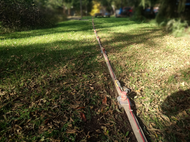 Example of MASW land streamer with 5ft geophone spacing